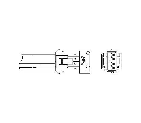 Lambda sonda NGK OTA4F-3C1