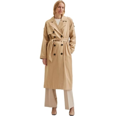 SELECTED Палто Selected New Bren Trench coat - Beige (Cornstalk)