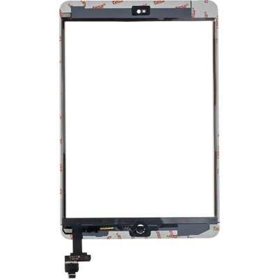 Dotykový digitizér s IC čipem a tlačítkem Home pro iPad Mini 1 / Mini 2 – Aftermarket Pro XO7 – bílý IPD1486