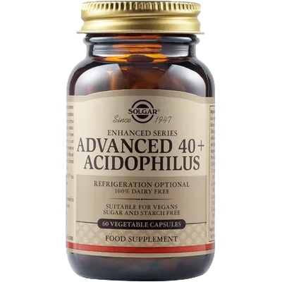 Solgar Advanced 40+ Acidophilus, 60 vegetable capsules