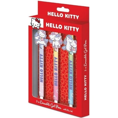 EPEE Czech Sada gumovacích gelových per 3ks - Hello Kitty