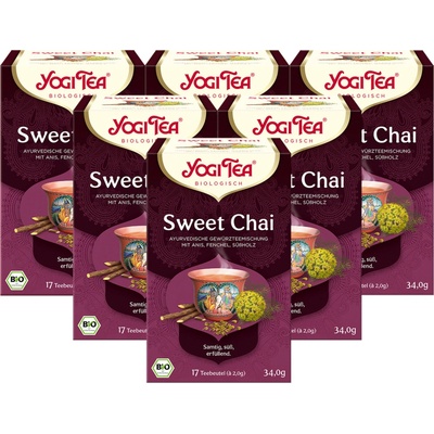 Yogi Tea Bio Ajurvédsky čaj Sweet Chai 17 ks