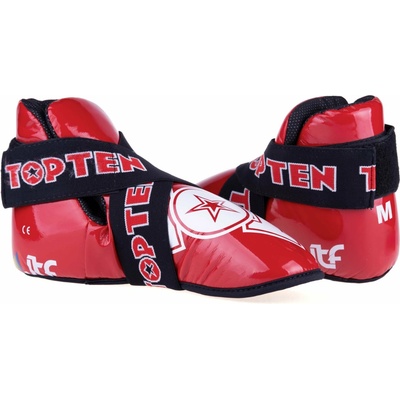 Top Ten Chrániče nohou SuperLight glossy ITF/WAKO červená – Zbozi.Blesk.cz