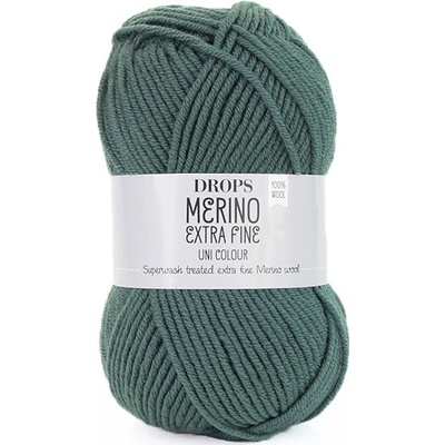Příze DROPS Merino Extra Fine uni color 37 - mlžný les