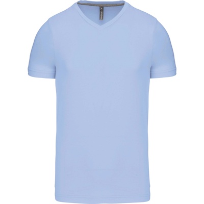 Kariban v-neck k357 / Мъжка тениска с къс ръкав - небесносиня 4xl (20k35741014)