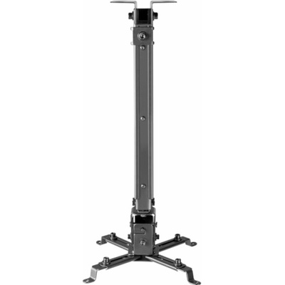 SBOX stropní držák na projektor, výškově nastavitelný, otočný, nosnost až 20 kg, černá (PM-18M)