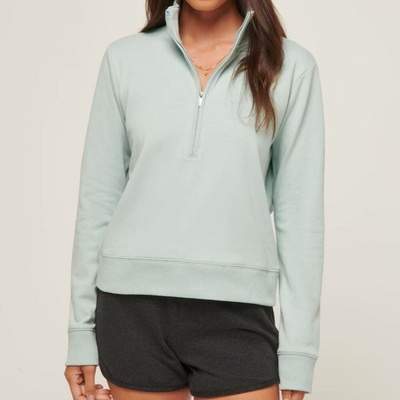 Travis Mathew Womens Cloud Half Zip Ether