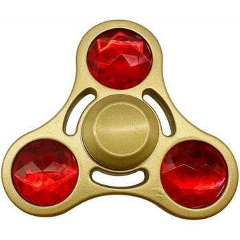 Zlatý fidget spinner HQ žlutý diamant