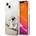 KARL LAGERFELD Liquid Glitter Choupette Fun Case - дизайнерски кейс с висока защита за iPhone 13 mini (прозрачен)