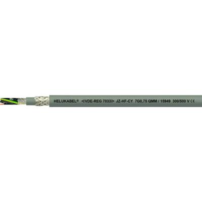 Helu 15980 vedenie ťažnej reťaze JZ-HF-CY 7 G 1.5 mm² sivá 100 m