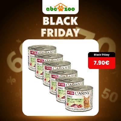 Animonda Carny Adult - Kura, morka a králik 6 x 200 g