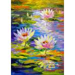 Enjoy - Puzzle Water Lilies in the Pond - 1 000 piese