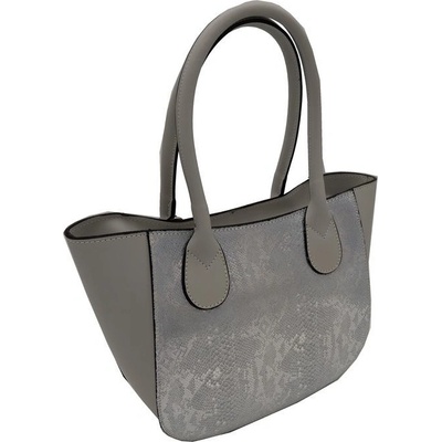 Donatella dámská kožená kabelka DV53019 STŘÍBRNÁ