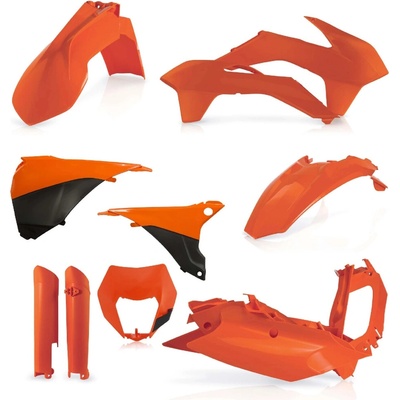 Acerbis plastovýfull kit sa hodí pre KTM EXC / EXCF 14/15 oranž