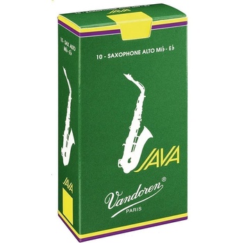 Vandoren Java Green Alto 3.0 Тръстикова пластинка за алт саксофон (SR263-10KS)