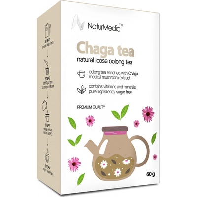 NaturMedic Chaga oolong čaj 60 g