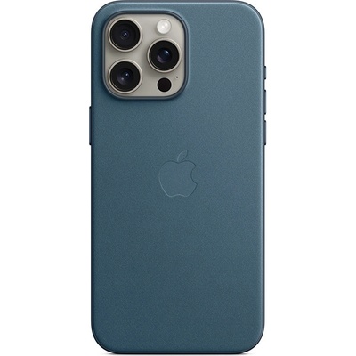 AppleMix Originálny Apple iPhone 15 Pro Max - MagSafe Syntetická koža FineWoven - Pacific Blue