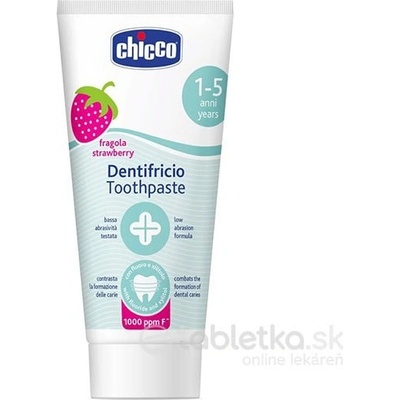 Chicco s příchutí jahod s fluorem 50 ml