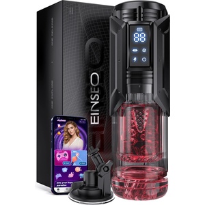 SuperLove AI Sync Blowjob Sexmachine Sucking, Thrusting, Rotating & Licking with App Black