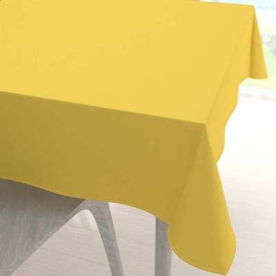 Biante Dekorační čtvercový ubrus Rongo RG-090 Světle žlutý 120x120cm