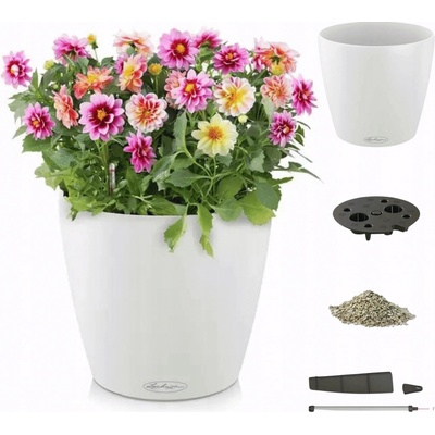 Lechuza Květináč Classico Color Bílá 21 cm – Hledejceny.cz