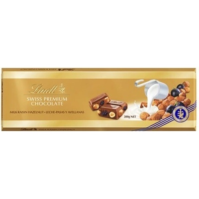 Lindt Čokoláda orech hrozienka 300 g