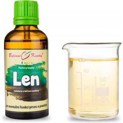 Bylinné kapky Len tinktura 50 ml