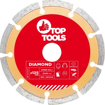 Top Tools Diamantový kotouč 125 x 22.2 mm 61H325