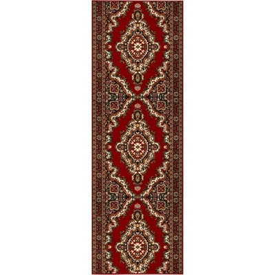 Alfa Carpets Teheran T-102 red Červená metráž 80 cm