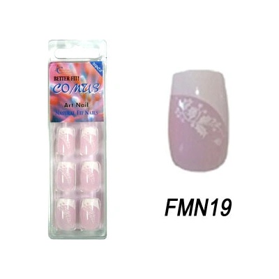 NAIL SYSTEM Sada umělých nehtů F 19 FMN 20ks BOX