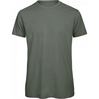 B&C pánské organické tričko Inspire BC Khaki