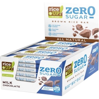 RiceUP! Brown Rice Bar Zero Sugar [20 x 18 грама] Млечен шоколад