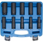 BGS technic Комплект ударни вложки 1/2" , 10-24мм, 10 броя; bgs technic 5206