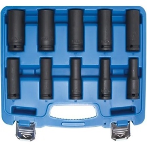 BGS technic Комплект ударни вложки 1/2" , 10-24мм, 10 броя; bgs technic 5206