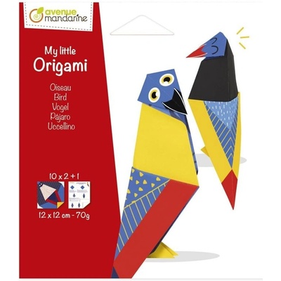 Avenue Mandarine Papíry na origami 12x12cm 20ks papoušek