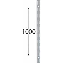 Velano konzola dvojitá lišta nosná WLD 1000mm šedá