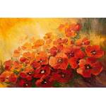 DIMEX ART Флизелинов фототапет картина - илюстрация с макове 375 x 250 см