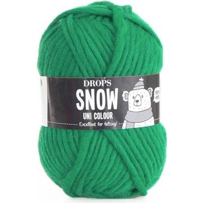 Příze DROPS Snow uni color 25 - zelená