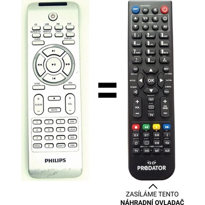 Dálkový ovladač Predátor Philips MCM770/12 – Hledejceny.cz