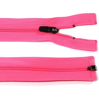 Spirálový zip no.3 rozepínací 65cm - více barev color: 737 neon pink