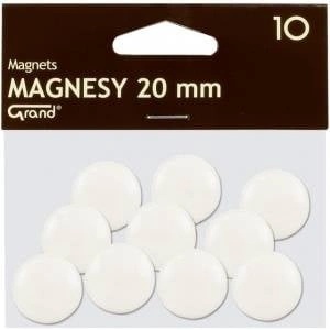 Grande Dolceria Magnet 20mm white 10pcs GRAND