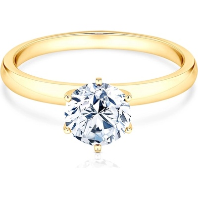 SAVICKI Годежен пръстен savicki: злато, лабораторен диамант