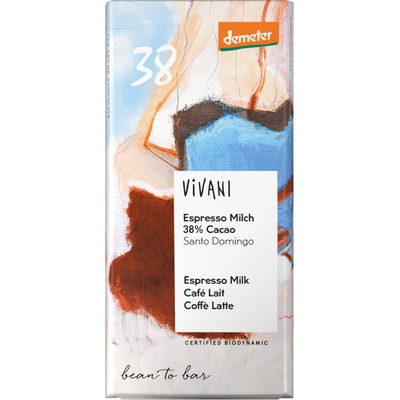 Vivani mléčná Espresso Milk 38 % Bio 90 g