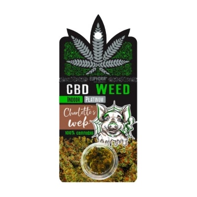 Euphoria CBD Kvety - Charlotte's Wep (Greedy Pig) 0,7g
