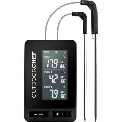 Diaľkový teplomer s 2 sondami a Bluetooth GOURMET CHECK PRO, OUTDOORCHEF 14.491.37