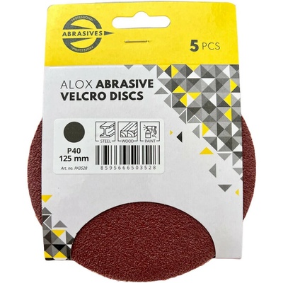 PROFESSIONAL ABRASIVES výsek brusný pr. 125mm zr. 40 SZ (5ks)