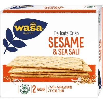 Wasa Delicate Crisp sesame & sea salt 190 g