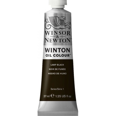 Winsor & Newton Winton olejová farba 37 ml Lamp black
