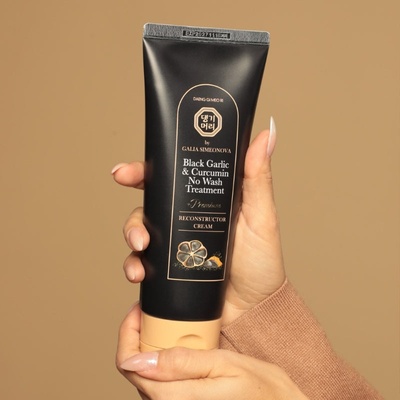 Doori Cosmetics Реконструктор за увредена и цъфтяща коса с черен чесън и куркумин DOORI Black Garlic & Curcumin Cream Premium Reconstructor (DI000567)