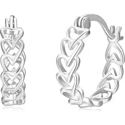Mabell dámske strieborné náušnice PAMELA SK221HX-E-0256-J-SILVERC45